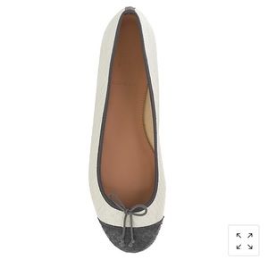 J Crew Collection Classic Snakeskin Ballet Flats